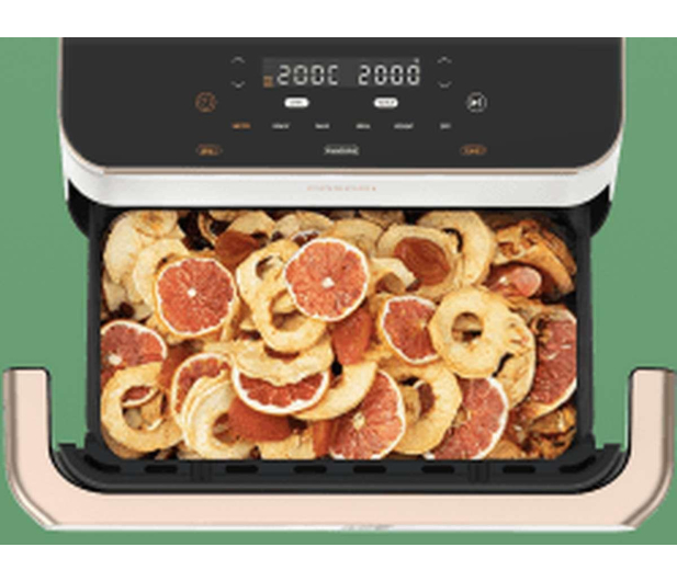 Cosori Air Fryer Dual Blaze TwinFry biały kosz ceramiczny 10L - 1603346 - zdjęcie 6